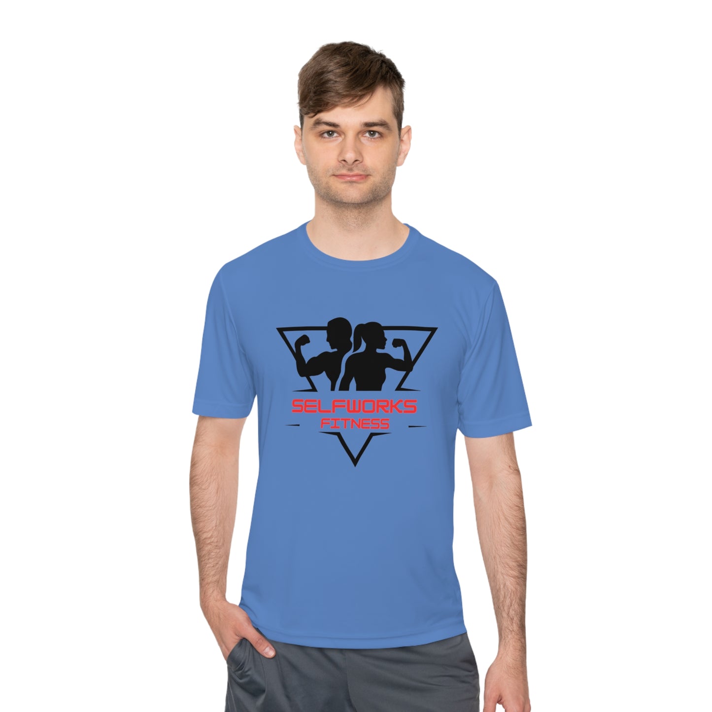 Branded Unisex Moisture Wicking Tee